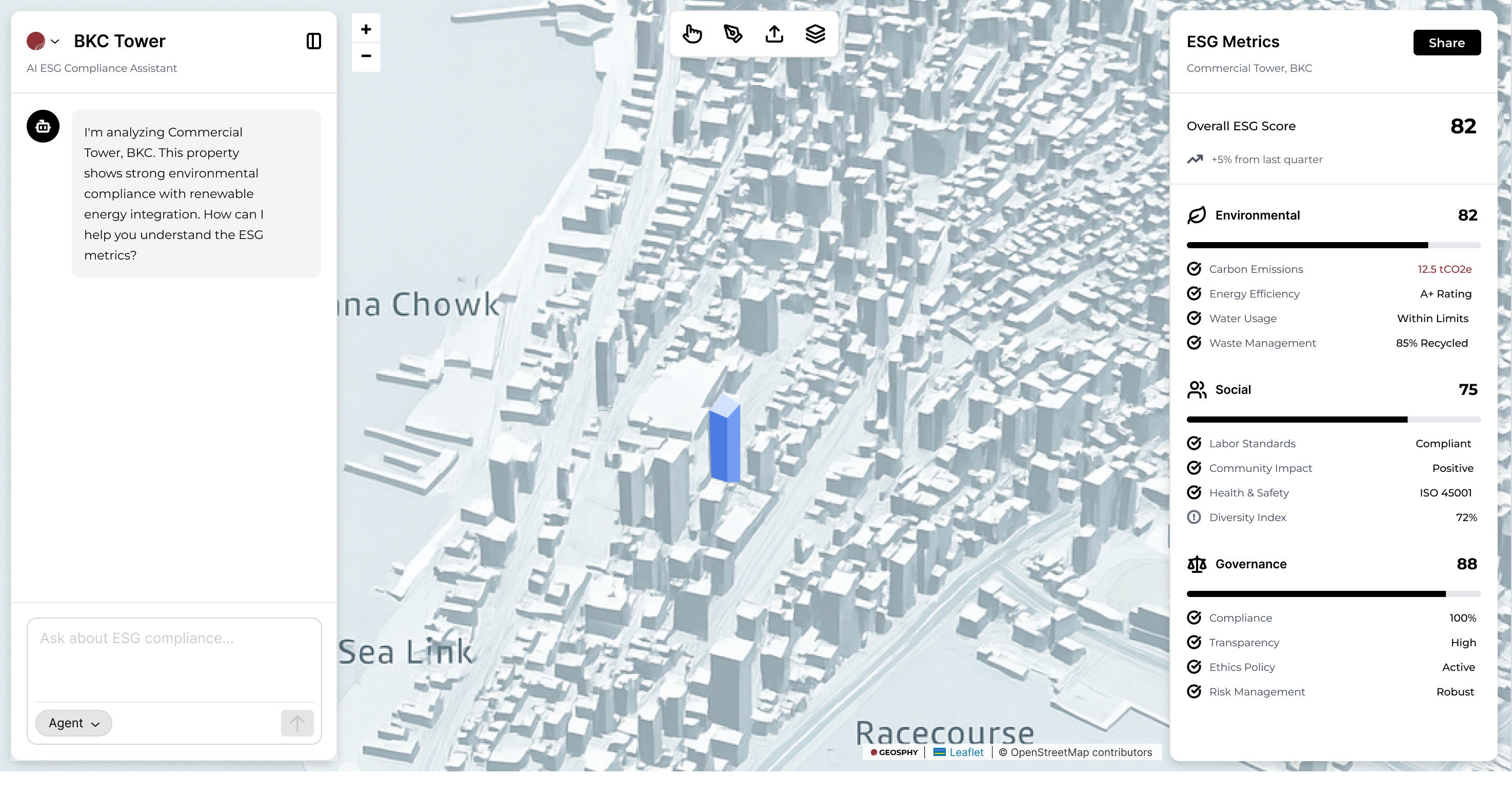 Geosphy Platform Dashboard